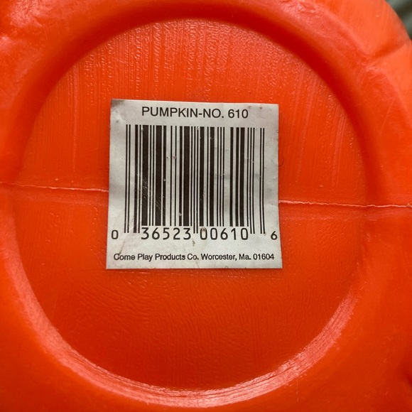 Vintage blow mold pumpkin bucket - Picture 6 of 9